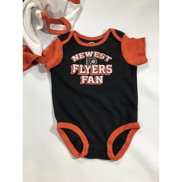 Philadelphia Flyers: One-Piece (Set Of 3), Size Girls 3/6 Months, NWT - Picture 5 of 7